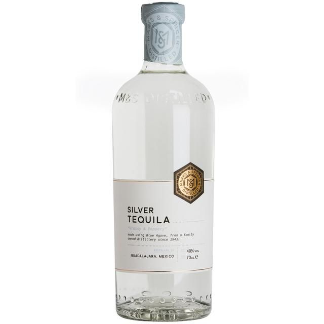 M&amp;amp;S Distilled Silver Tequila   700ml