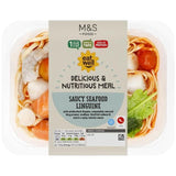 M&amp;amp;S Eat Well Seafood Linguine   368g