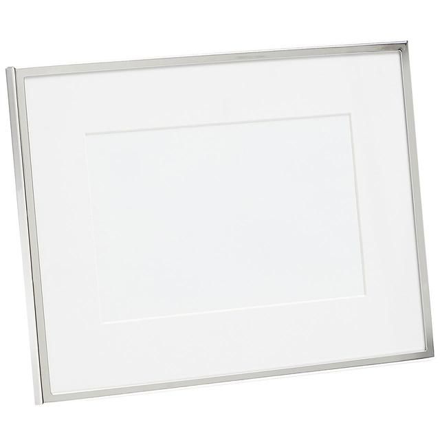 M&amp;amp;S Elegant Metal Photo Frame Silver 4X6in