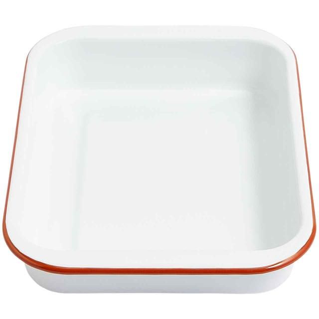 M&amp;amp;S Enamel 29cm Small Roaster White