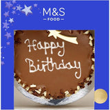 M&amp;amp;S Extremely Chocolatey Birthday Cake   800g