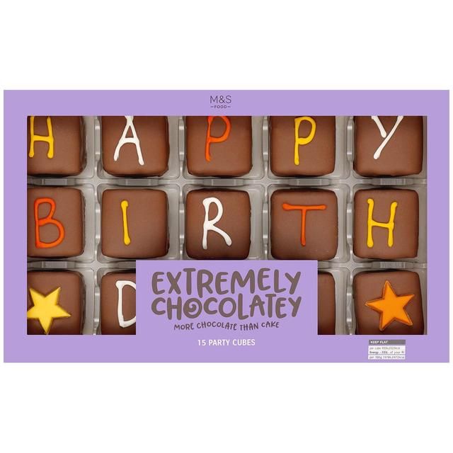 M&amp;amp;S Extremely Chocolatey Chocolate Party Cubes   705g