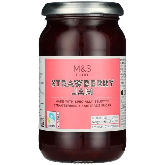 M&amp;amp;S Fair Trade Strawberry Jam   454g