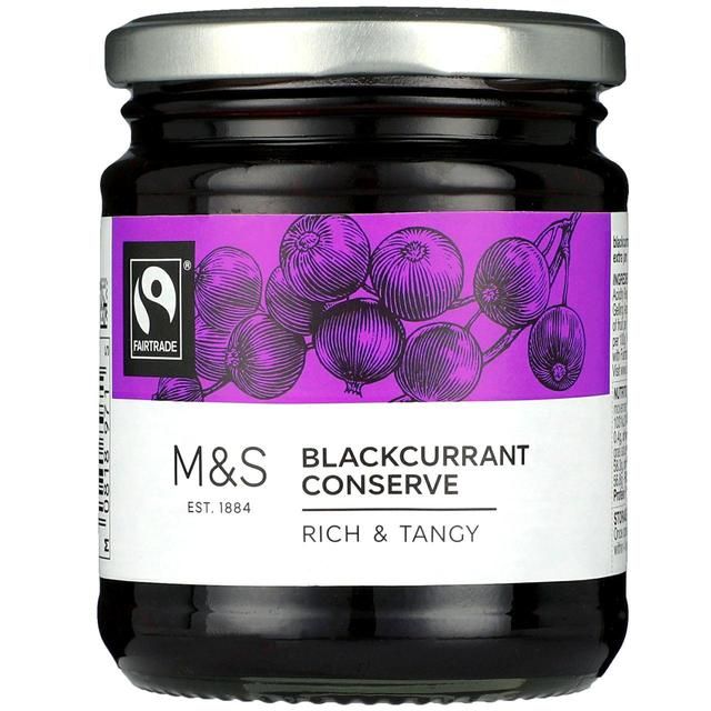 M&amp;amp;S Fairtrade Blackcurrant Conserve   340g