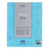 M&amp;amp;S Fairtrade Decaffeinated Teabags   80 per pack