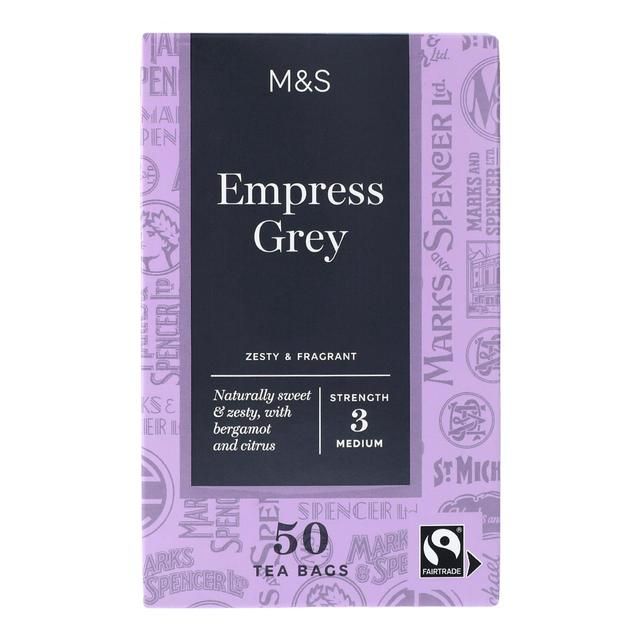 M&amp;amp;S Fairtrade Empress Grey Tea Bags   50 per pack