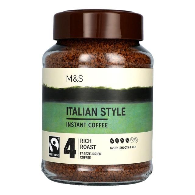 M&amp;amp;S Fairtrade Italian Style Instant Coffee   200g