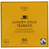M&amp;amp;S Fairtrade Luxury Gold Teabags   80 per pack