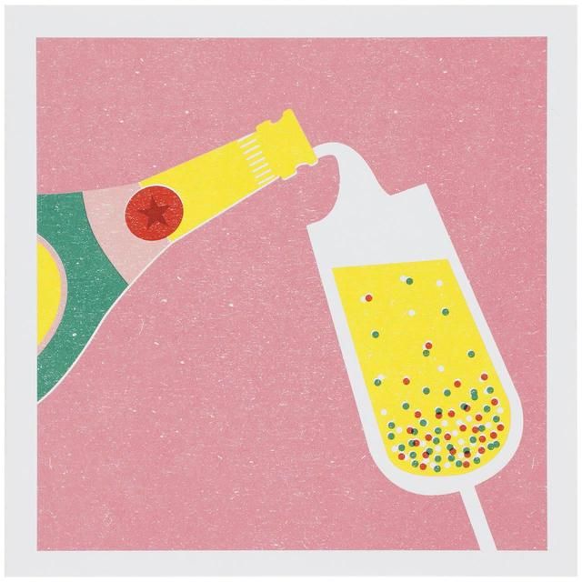 M&amp;amp;S Fizz Birthday Card