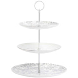 M&amp;amp;S Floral Cake Stand Grey