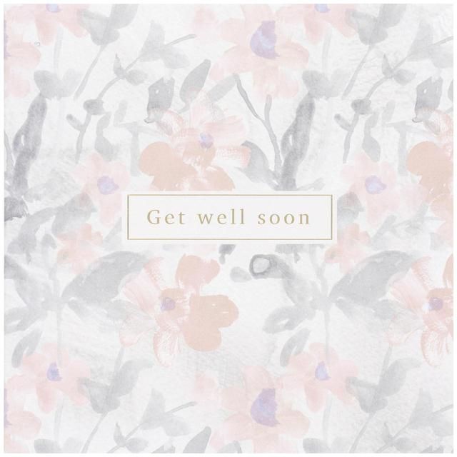 M&amp;amp;S Floral Get Well Soon Card