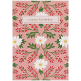 M&amp;amp;S Floral Pattern Birthday Card