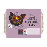M&amp;amp;S Free Range Very Large Eggs   6 per pack