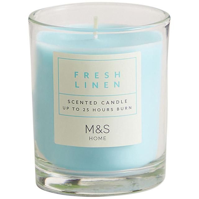 M&amp;amp;S Fresh Linen Small Candle