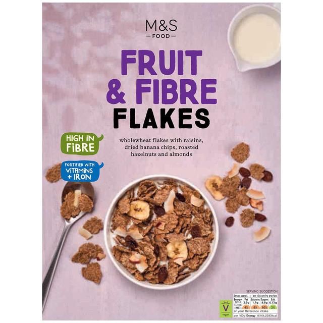 M&amp;amp;S Fruit &amp;amp; Fibre Flakes   500g