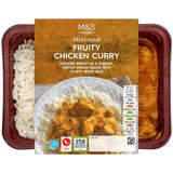 M&amp;amp;S Fruity Chicken Curry with Rice Mini Meal   200g