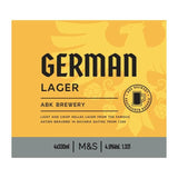 M&amp;amp;S German Lager   330ml