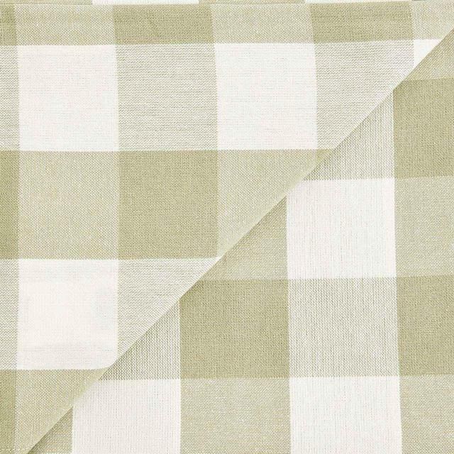 M&amp;amp;S Gingham Tablecloth Green