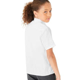 M&amp;amp;S Girls 3pk Easy Iron School Blouses 4-14 Years White