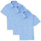 M&amp;amp;S Girls 3Pk Slim Fit SS Blouse 3-14 Y