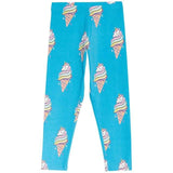 M&amp;amp;S Girls Cotton Rich Leggings 2-7 Years Blue