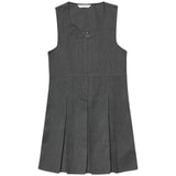 M&amp;amp;S Girls Grey Pleated Pinafore 10-12Y