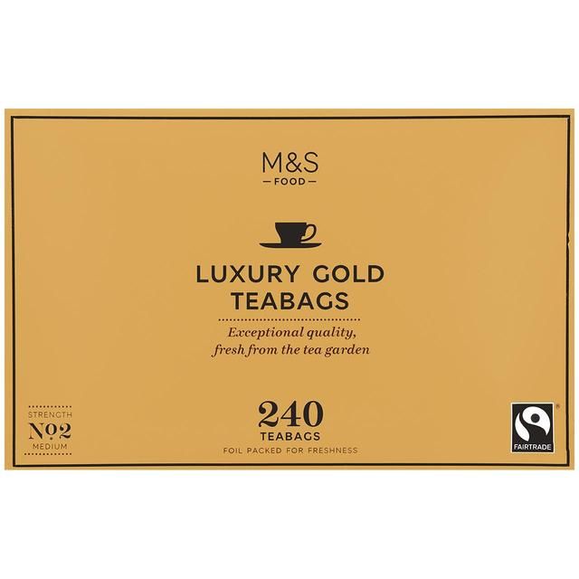 M&amp;amp;S Gold Teabags   240 per pack Default Title