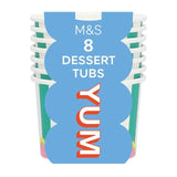 M&amp;amp;S Green Paper Dessert Tubs   8 per pack