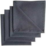 M&amp;amp;S Grey Cotton with Linen Napkins   4 per pack
