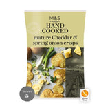 M&amp;amp;S Hand Cooked Cheddar &amp;amp; Spring Onion Crisps   150g