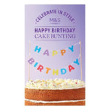 M&amp;amp;S Happy Birthday Cake Bunting