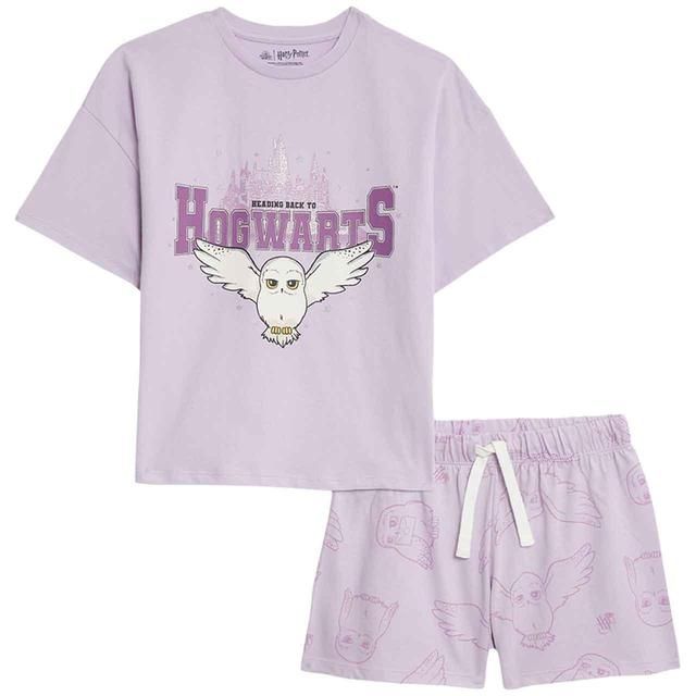 M&amp;amp;S Harry Potter Shorties 7-12 Years Lilac