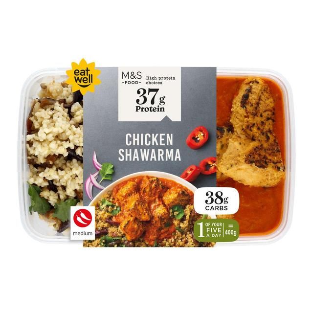 M&amp;amp;S High Protein Chicken Shawarma Box   400g