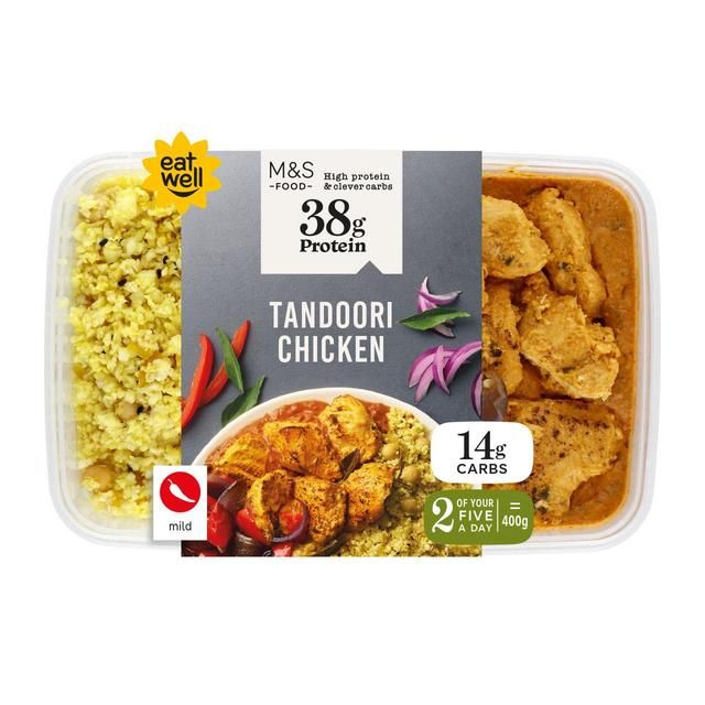 M&amp;amp;S High Protein Tandoori Chicken Box   400g