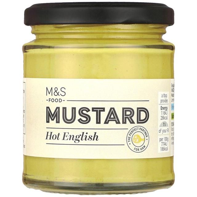 M&amp;amp;S Hot English Mustard   180g