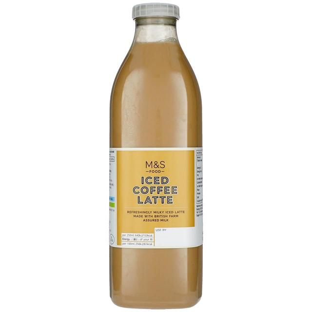 M&amp;amp;S Iced Coffee Latte   1L