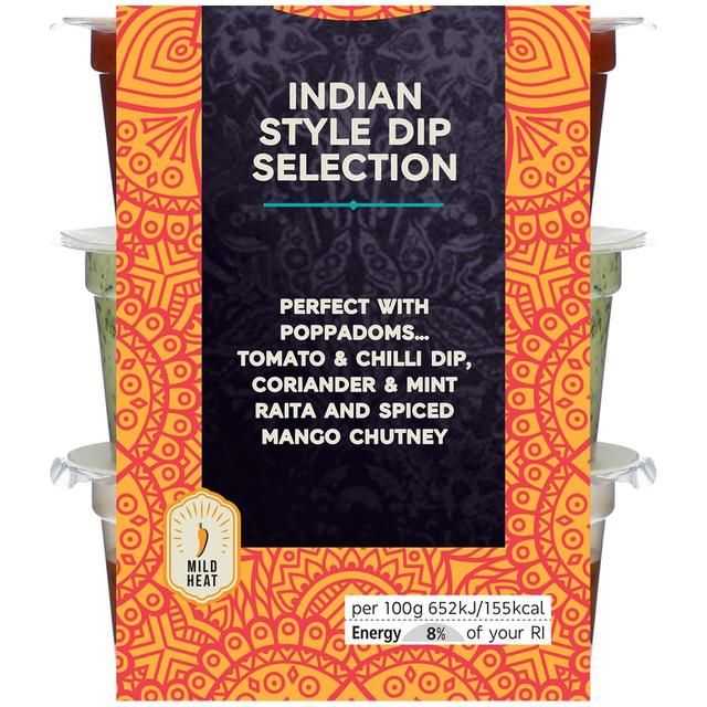 M&amp;amp;S Indian Dip Selection   3 x 50g