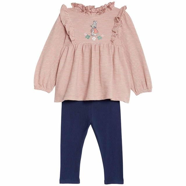 M&amp;amp;S Jersey 2 Pack 0 Months-3 Years Pink