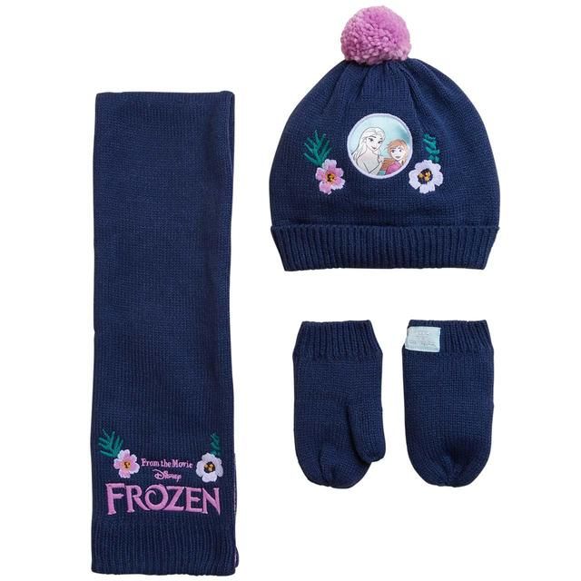 M&amp;amp;S Kids FrozenTM Knitted Set 18M-10Y Navy