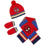 M&amp;amp;S Kids SpidermanTM Knitted Set 12M-6Y Red