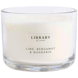 M&amp;amp;S Library of Scent Lime Bergamont &amp;amp; Mandarin 3 Wick Candle