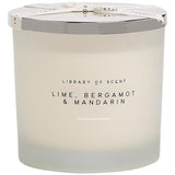M&amp;amp;S Library of Scent Lime Bergamot &amp;amp; Mandarin 3 Wick Candle