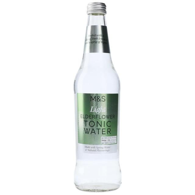 M&amp;amp;S Light Elderflower Tonic Water   500ml
