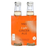M&amp;amp;S Light Ginger Ale   4 x 200ml