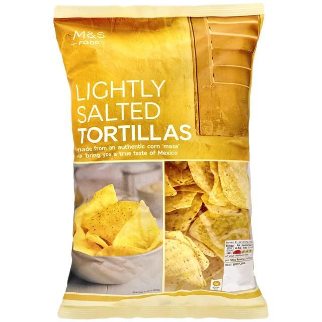 M&amp;amp;S Lightly Salted Tortilla Chips   200g