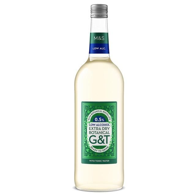 M&amp;amp;S Low Alcohol Extra Dry Gin &amp;amp; Tonic   750ml