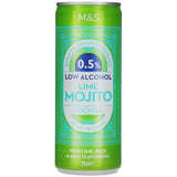 M&amp;amp;S Low Alcohol Lime Mojito   250ml