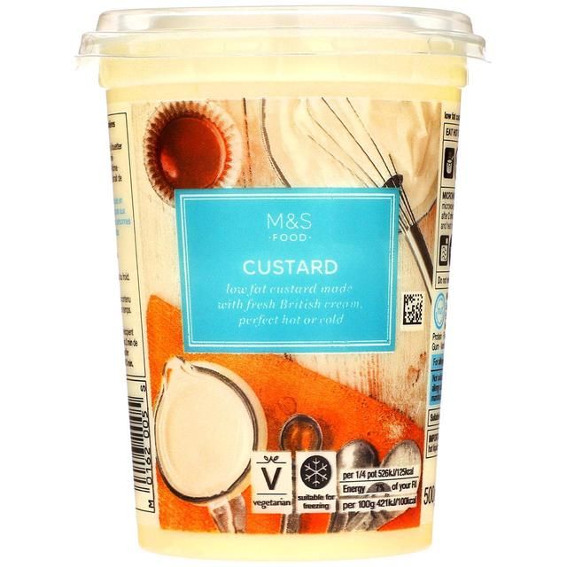 M&amp;amp;S Low Fat Custard   500g