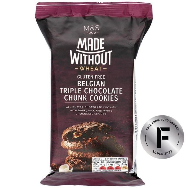 M&amp;amp;S Made Without Belgian Chocolate Cookies   150g