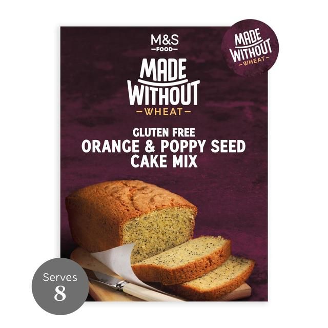 M&amp;amp;S Made Without Orange &amp;amp; Poppyseed Cake Mix   300g